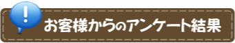 お客様からのアンケート結果